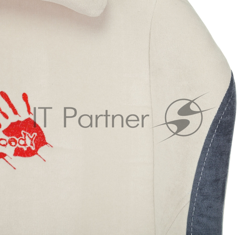 Кресло игровое A4Tech Bloody GC-330 белый крестовина металл