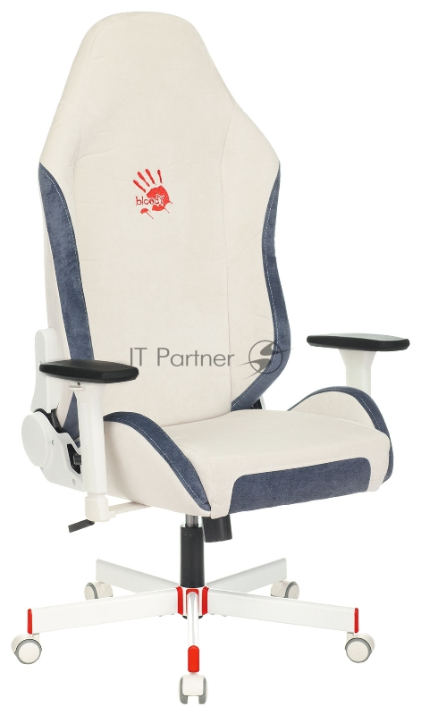 Кресло игровое A4Tech Bloody GC-330 белый крестовина металл