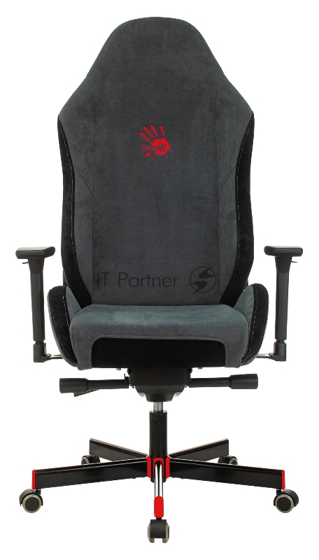 Кресло игровое A4Tech Bloody GC-420 серый крестовина металл