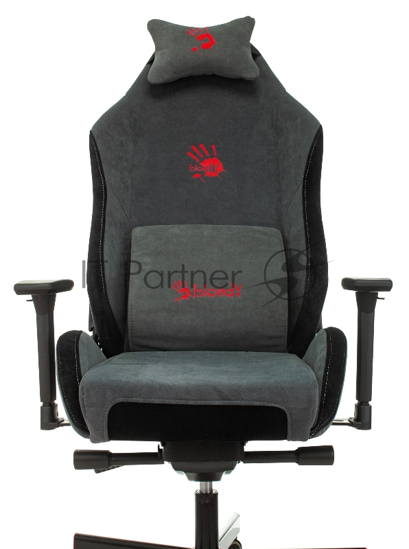 Кресло игровое A4Tech Bloody GC-420 серый крестовина металл