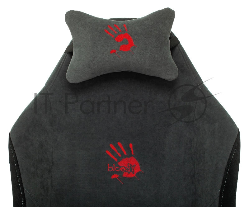 Кресло игровое A4Tech Bloody GC-420 серый крестовина металл