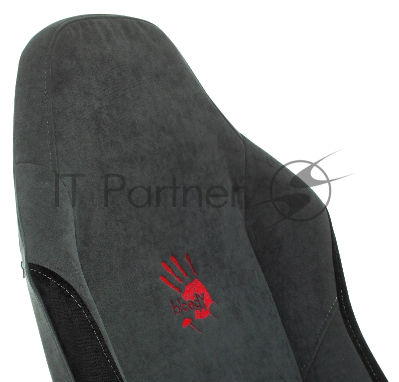 Кресло игровое A4Tech Bloody GC-420 серый крестовина металл