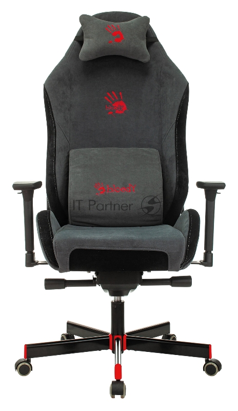 Кресло игровое A4Tech Bloody GC-420 серый крестовина металл