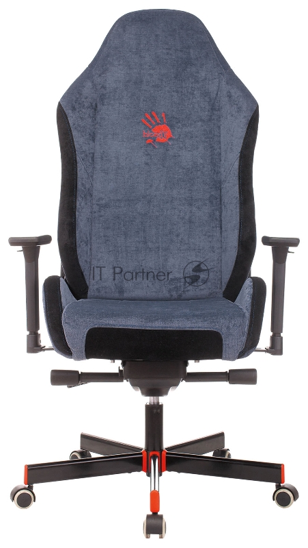 Кресло игровое A4Tech Bloody GC-470 синий крестовина металл