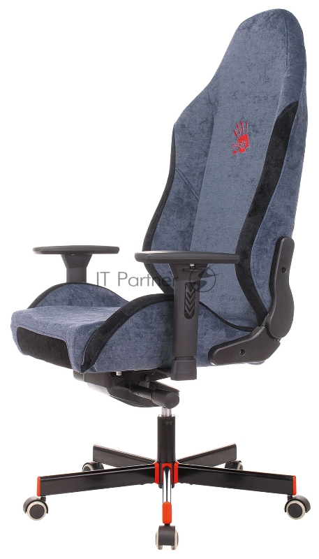 Кресло игровое A4Tech Bloody GC-470 синий крестовина металл