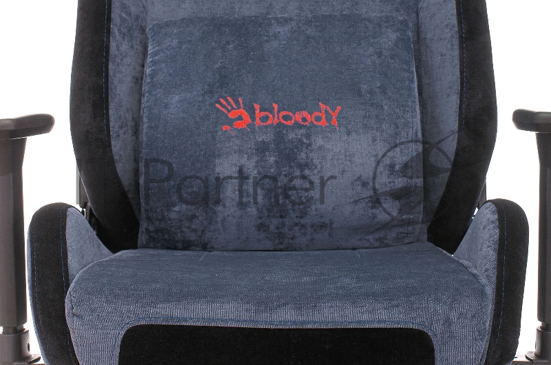 Кресло игровое A4Tech Bloody GC-470 синий крестовина металл