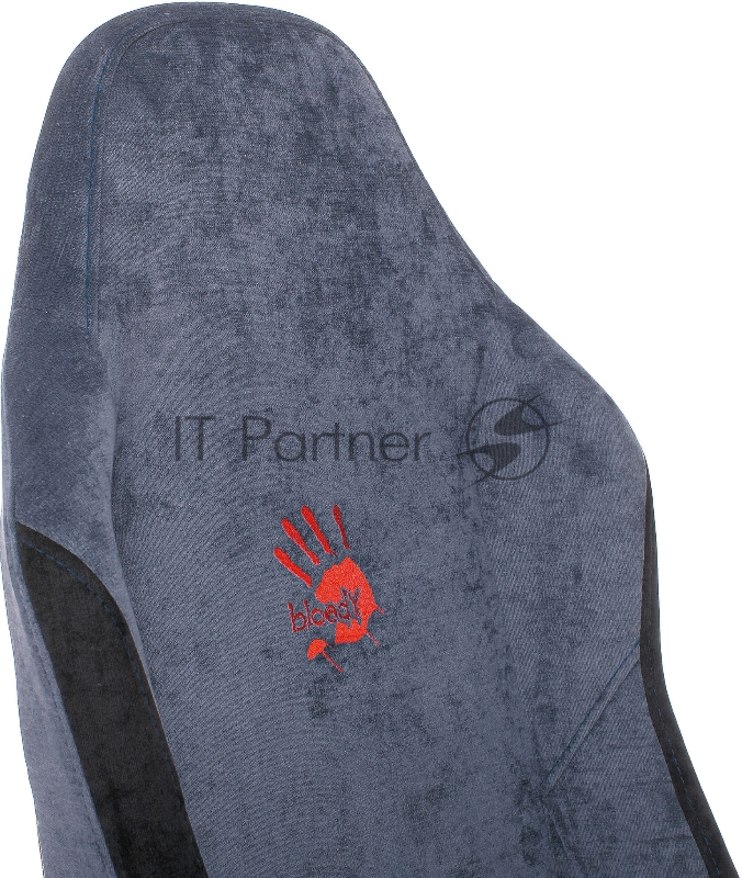 Кресло игровое A4Tech Bloody GC-470 синий крестовина металл