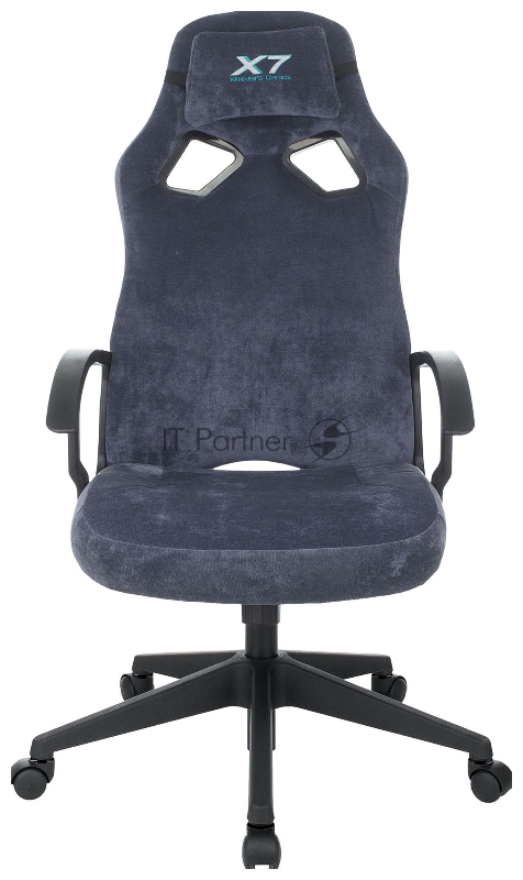 Кресло игровое A4Tech X7 GG-1400 синий крестовина пластик