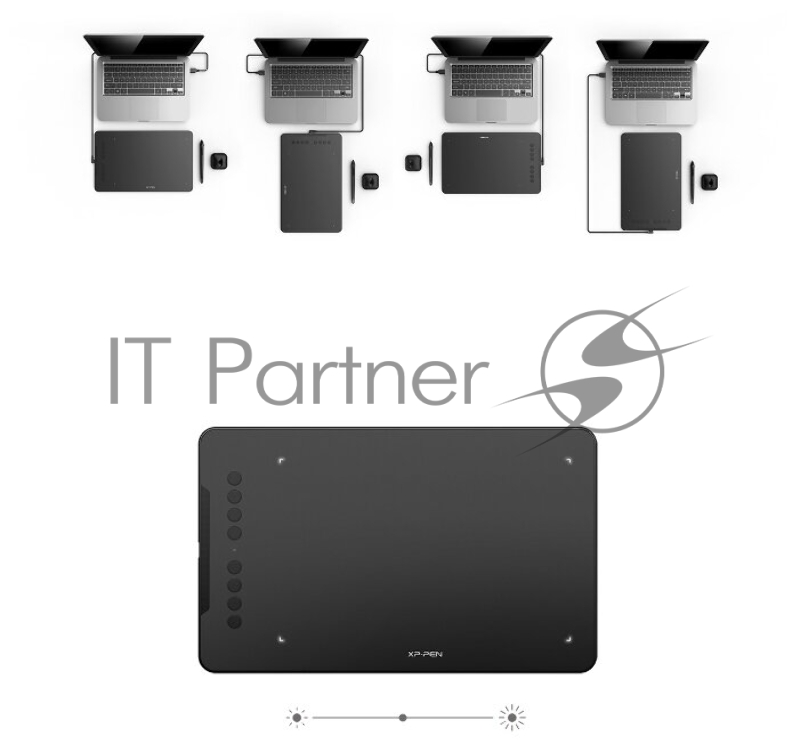 Графический планшет XP-Pen Deco 01 V2 USB черный