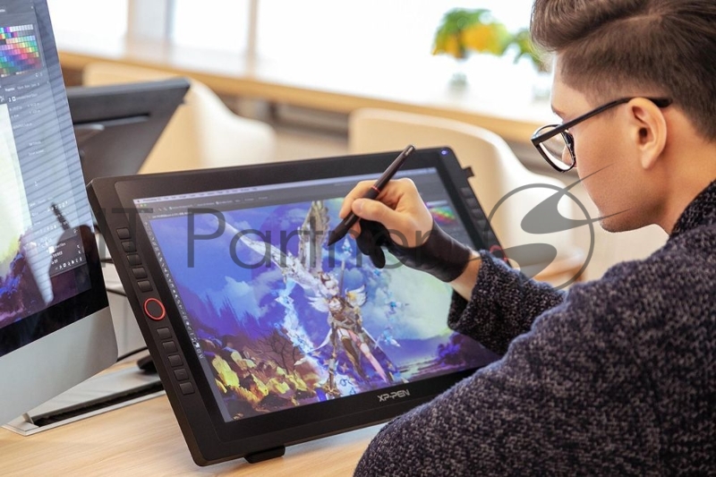 Графический планшет XP-Pen Artist 22R PRO FHD IPS LED USB Type-C черный