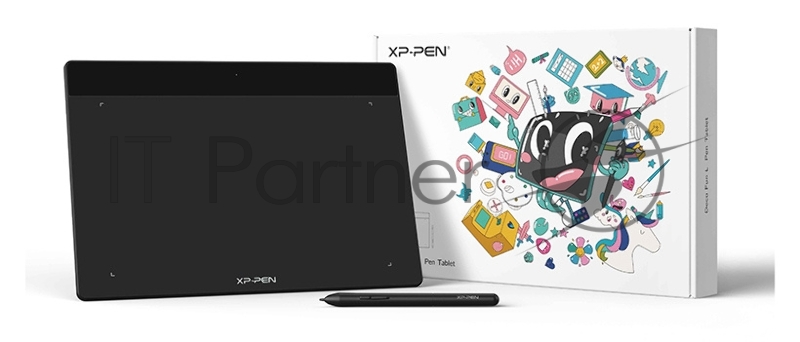 Графический планшет XP-Pen Deco Fun L Black USB черный