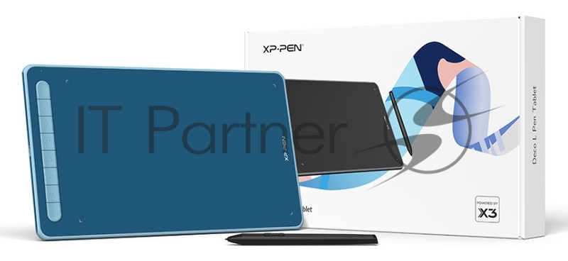 Графический планшет XPPen Deco Deco L Blue USB голубой
