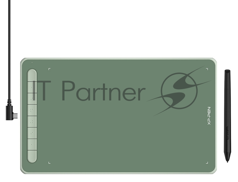 Графический планшет XPPen Deco Deco L Green USB зеленый