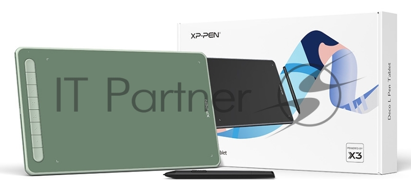Графический планшет XPPen Deco Deco L Green USB зеленый