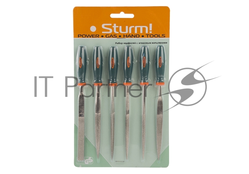 Набор надфилей Sturm! 1051-02-SSD, 6шт С АЛМАЗНЫМ НАПЫЛЕНИЕМ