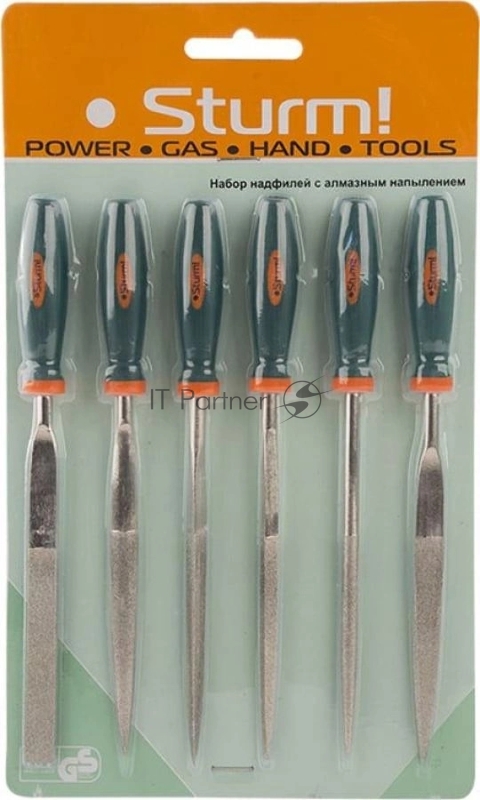 Набор надфилей Sturm! 1051-02-SSD, 6шт С АЛМАЗНЫМ НАПЫЛЕНИЕМ