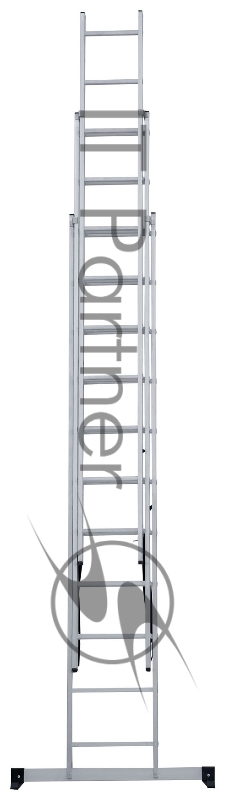 Лестница Новая Высота NV1230 алюминий трехсекционнаясекц. 11ступ. (1230311Y)