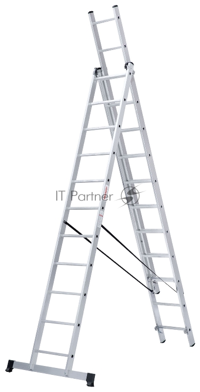 Лестница Новая Высота NV1230 алюминий трехсекционнаясекц. 11ступ. (1230311Y)