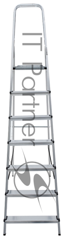 Стремянка Новая Высота NV1110 односторонняя алюминий 7ступ. (1110107)