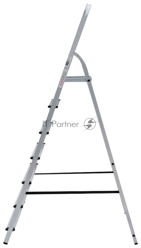 Стремянка Новая Высота NV1110 односторонняя алюминий 7ступ. (1110107)