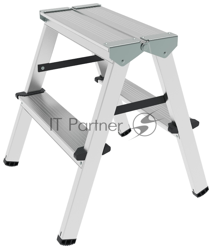 Стремянка Новая Высота NV 1120 двусторонняя алюминий 2ступ. (1120202)