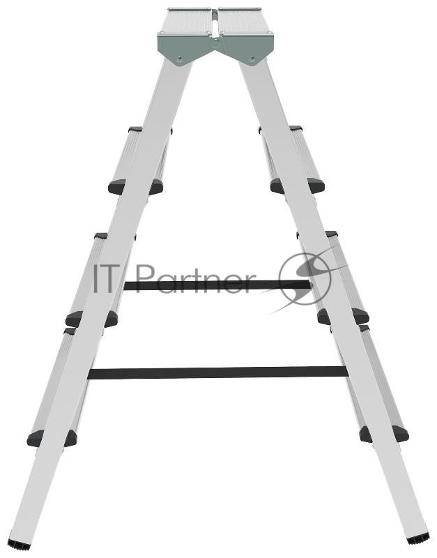 Стремянка Новая Высота NV 1120 двусторонняя алюминий 4ступ. (1120204)