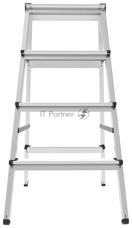 Стремянка Новая Высота NV 1120 двусторонняя алюминий 4ступ. (1120204)