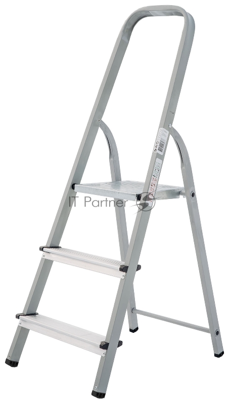 Стремянка Новая Высота NV1130 односторонняя сталь/алюминий 3ступ. (1130103)