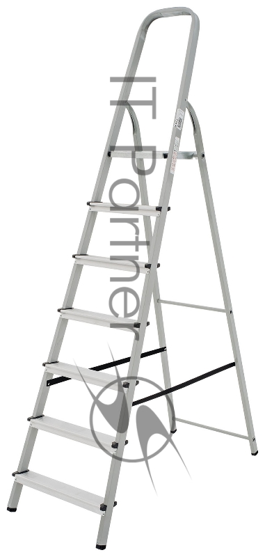 Стремянка Новая Высота NV1130 односторонняя сталь/алюминий 7ступ. (1130107)