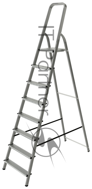 Стремянка Новая Высота NV1150 односторонняя сталь 8ступ. (1150108)