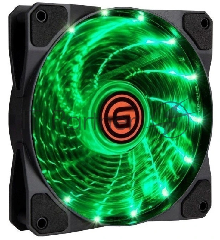 Вентилятор LED 12LG15 (зеленый) (108309)