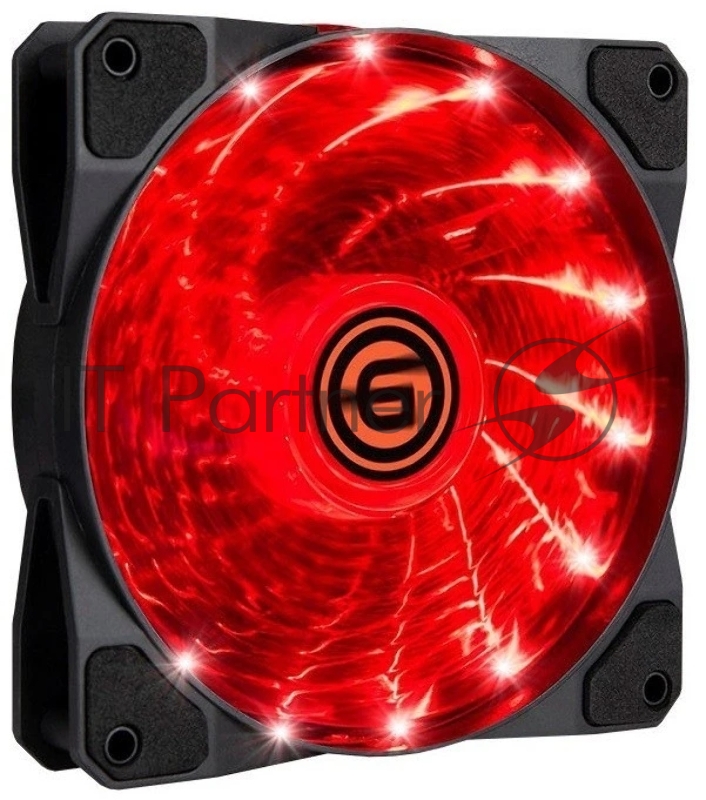 Вентилятор LED 12LR15 (красный) (708302)