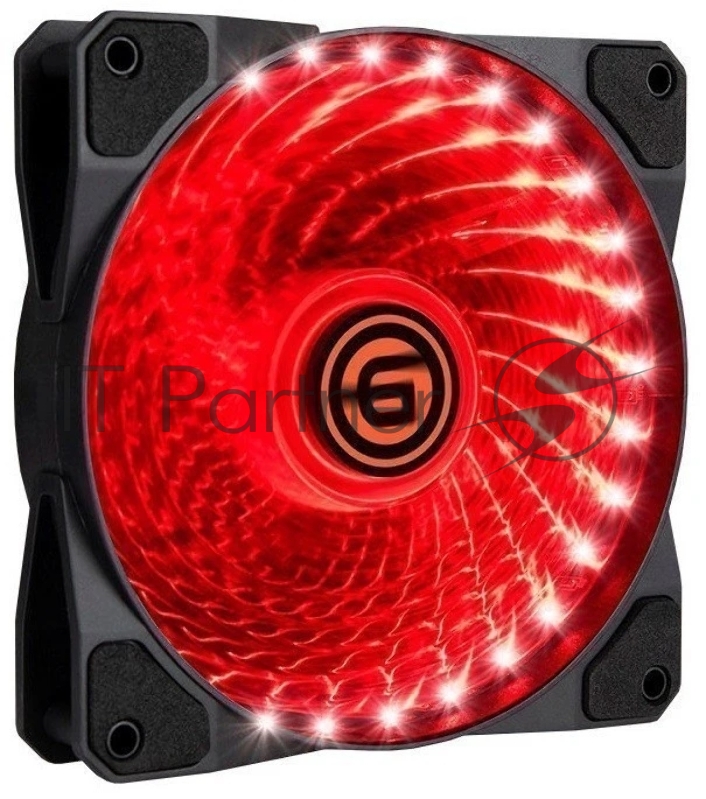 Вентилятор LED 12LR33 (красный) (808309)