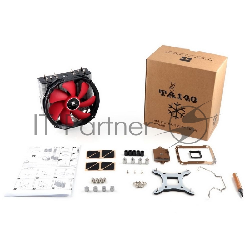 Кулер для процессора Thermalright TA140, высота 159 мм, 600-1500 об/мин, 17-23 дБА, PWM