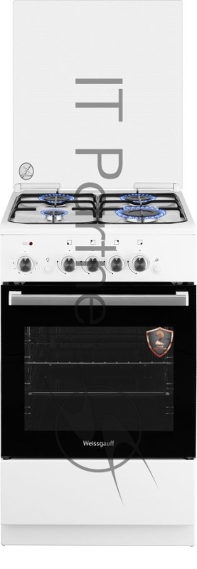 Плита Комбинированная Weissgauff WCS К2К02 WS белый