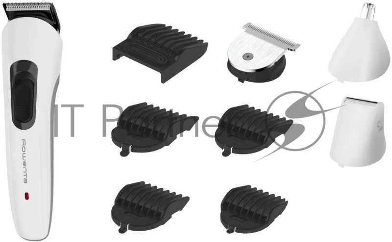 Триммер Rowenta TN8961F4 белый (насадок в компл:7шт)