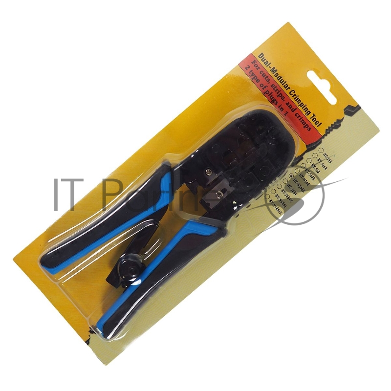 Инструмент для обжима проводников BNH, RJ-45 (8P8С) RJ-12 (6P6С), служит для обрезки кабеля, (B-T568R)