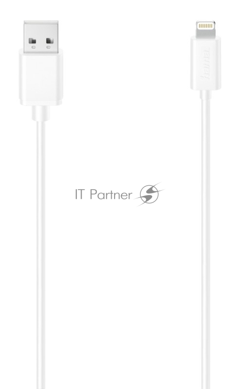 Кабель Hama H-200623 00200623 USB (m)-Lightning (m) 1.5м белый