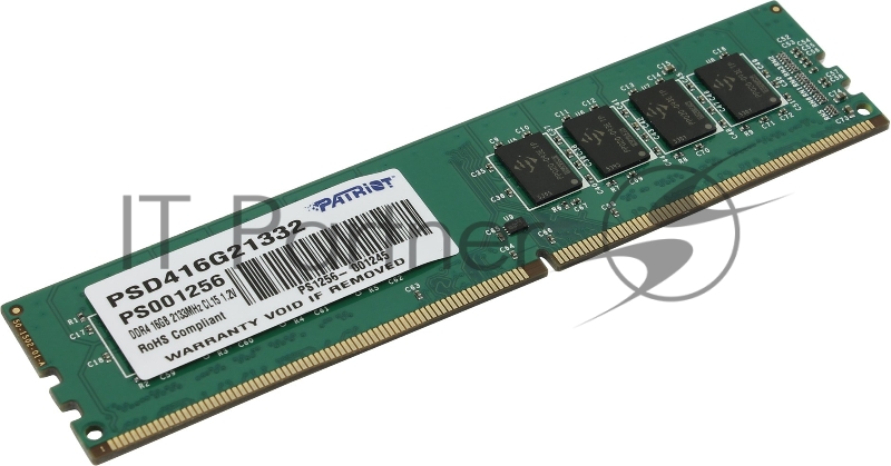 Модуль памяти Patriot DIMM DDR4 16GB PSD416G21332 {PC4-17000, 2133MHz}