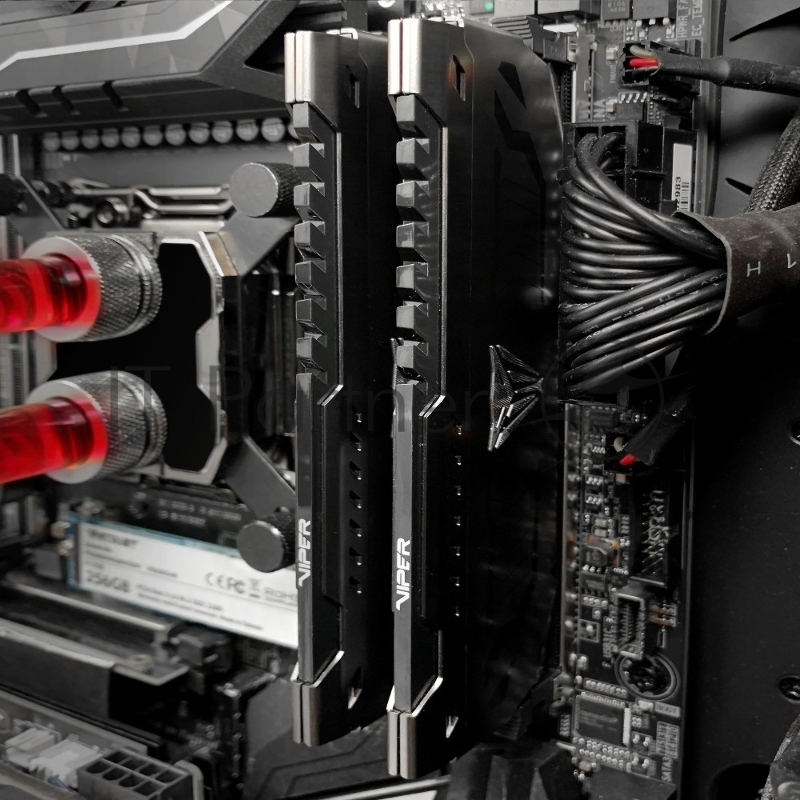 Оперативная память DDR 4 DIMM 8Gb PC25600, 3200Mhz, PATRIOT Viper Steel (PVS48G320C6K) (retail)