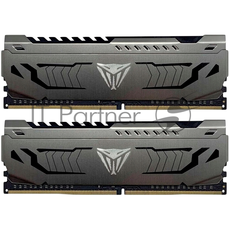 Модуль памяти Patriot DDR 4 DIMM 64Gb (32GBx2) PC25600, 3200Mhz, PATRIOT Viper Steel (PVS464G320C6K) (retail)