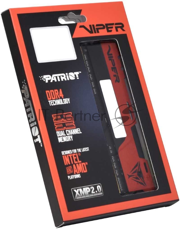 Оперативная память 16Gb DDR4 3600MHz Patriot Viper Elite II (PVE2416G360C0K) (2x8Gb KIT) CL20