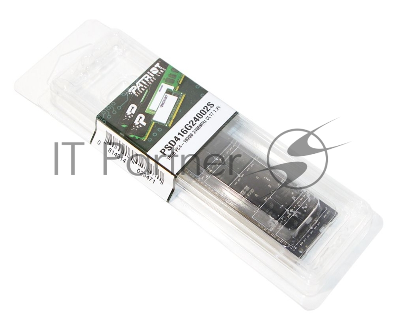 Модуль памяти Patriot SO-DIMM DDR4 16GB (pc-19200) 2400MHz Patriot PSD416G24002S