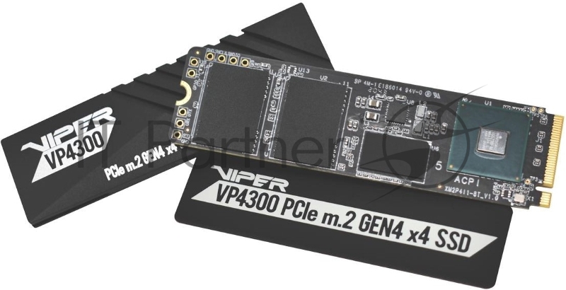 Накопитель SSD Patriot PCI-E 4.0 x4 1Tb VP4300-1TBM28H Viper VP4300 M.2 2280