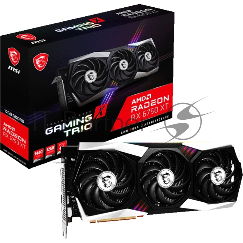 Видеокарта Radeon RX 6750 XT GAMING X TRIO 12G