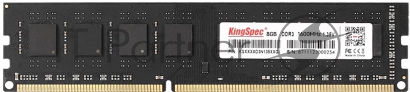 Память DDR3L 8Gb 1600MHz Kingspec KS1600D3P13508G RTL PC3-12800 CL11 DIMM 240-pin 1.35В