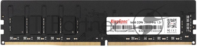 Память DDR4 16Gb 2666MHz Kingspec KS2666D4P12016G RTL LONG DIMM 288-pin 1.2В single rank