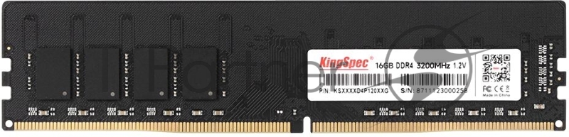Память DDR4 16Gb 3200MHz Kingspec KS3200D4P12016G RTL LONG DIMM 288-pin 1.2В single rank