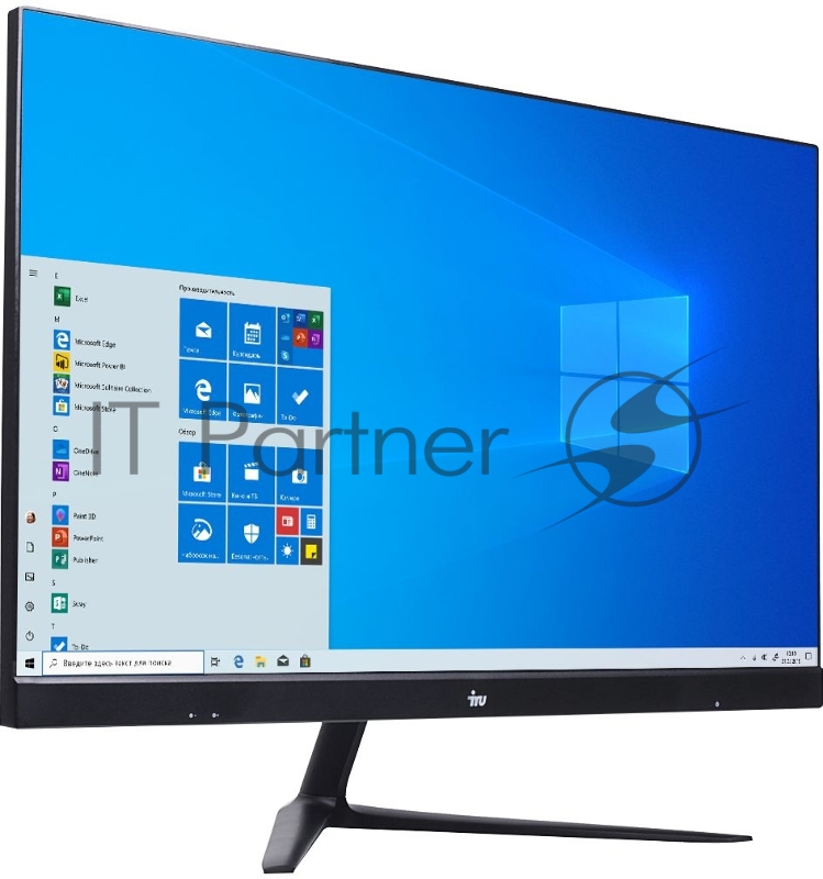 Моноблок IRU Office P2310H4 23.8 Full HD i3 10105 (3.7) 8Gb SSD240Gb UHDG 630 Windows 11 Home Single Language 64 GbitEth WiFi BT 120W Cam черный 1920x1080 (RUS)