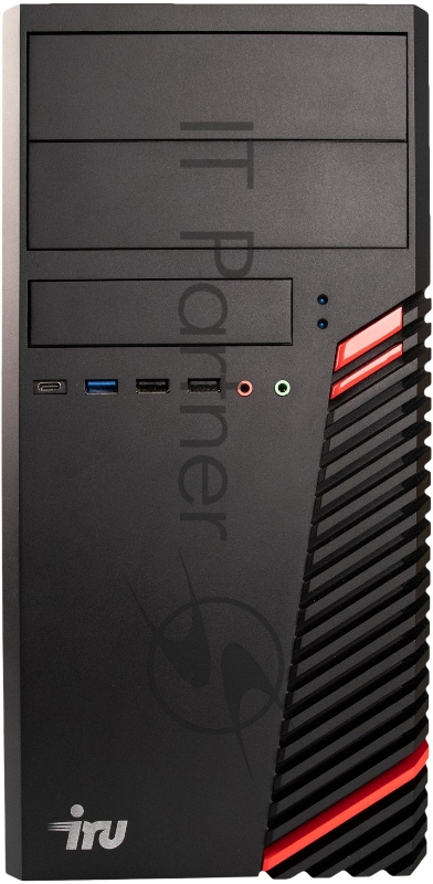 ПК IRU Office 515 MT i5 9400 (2.9) 8Gb SSD500Gb UHDG 630 Free DOS GbitEth 500W клавиатура мышь черный